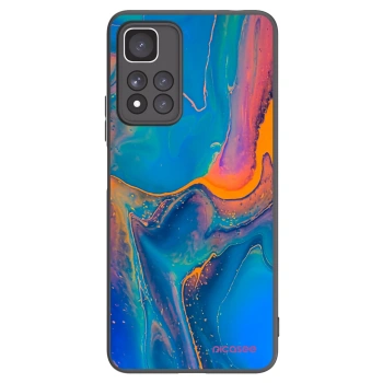 Picasee silikonski črni ovitek za Xiaomi Redmi Note 11 Pro+ 5G - Rainbow