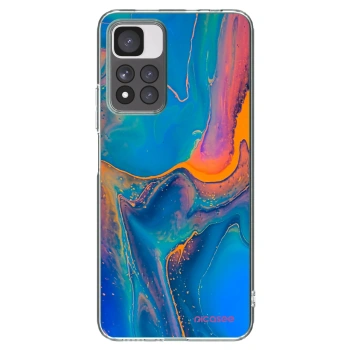 Picasee silikonski prozorni ovitek za Xiaomi Redmi Note 11 Pro+ 5G - Rainbow