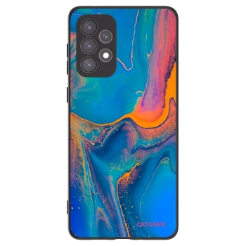 Picasee silikonski črni ovitek za Samsung Galaxy A73 5G - Rainbow