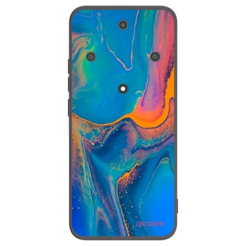 Picasee silikonski črni ovitek za Honor Magic5 Lite 5G - Rainbow