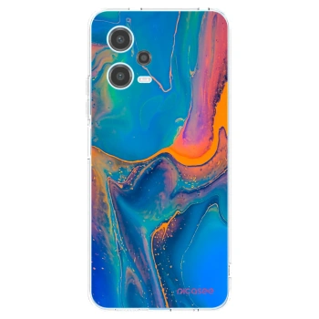 Picasee silikonski prozorni ovitek za Xiaomi Redmi Note 12 5G - Rainbow