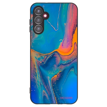 Picasee silikonski črni ovitek za Samsung Galaxy A14 5G A146P - Rainbow
