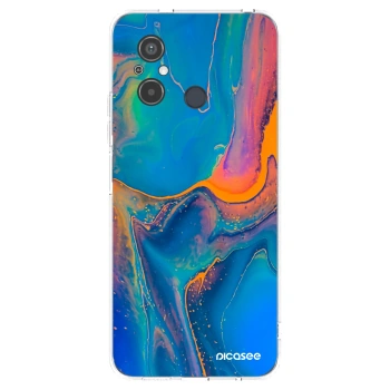 Picasee silikonski prozorni ovitek za Xiaomi Redmi 12C - Rainbow
