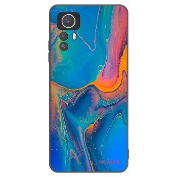 Picasee silikonski črni ovitek za Xiaomi Redmi Note 12S - Rainbow