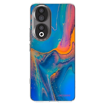 Picasee silikonski prozorni ovitek za Honor 90 5G - Rainbow