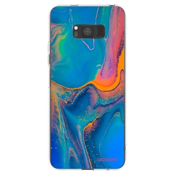 Picasee silikonski prozorni ovitek za Samsung Galaxy S8 G950F - Rainbow
