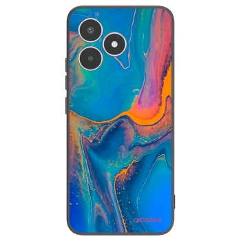 Picasee silikonski črni ovitek za Realme C53 - Rainbow