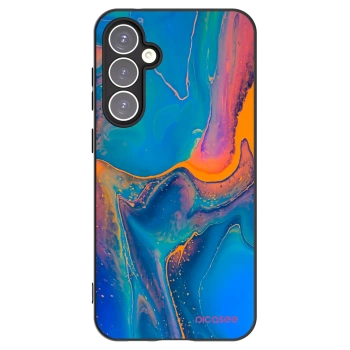 Picasee silikonski črni ovitek za Samsung Galaxy S23 FE S711B - Rainbow