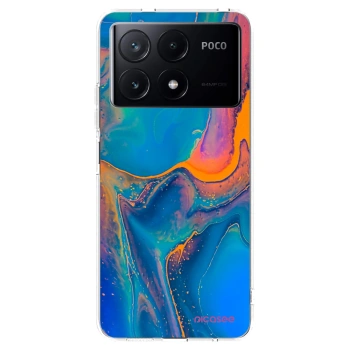 Picasee silikonski prozorni ovitek za Xiaomi Poco X6 Pro - Rainbow