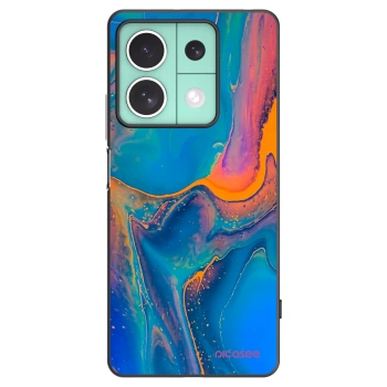 Picasee silikonski črni ovitek za Xiaomi Redmi Note 13 5G - Rainbow