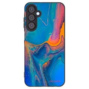 Picasee silikonski črni ovitek za Samsung Galaxy A25 A256B 5G - Rainbow