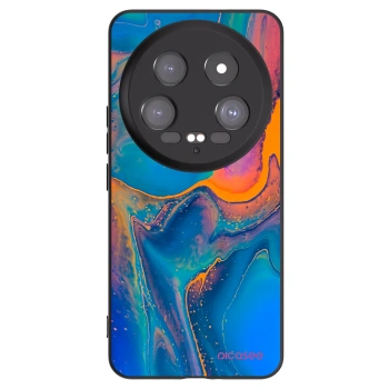 Picasee silikonski črni ovitek za Xiaomi 14 Ultra - Rainbow