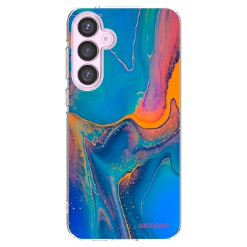 Picasee silikonski prozorni ovitek za Samsung Galaxy A55 5G A556B - Rainbow