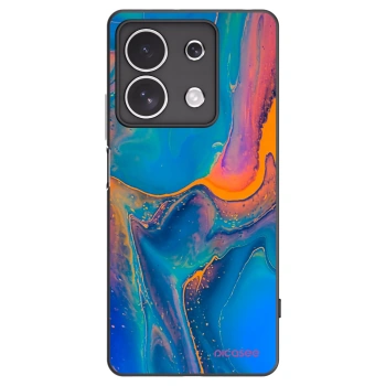 Picasee silikonski črni ovitek za Xiaomi Redmi Note 13 4G - Rainbow