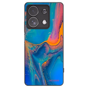 Picasee silikonski črni ovitek za Xiaomi Redmi Note 13 Pro 4G - Rainbow
