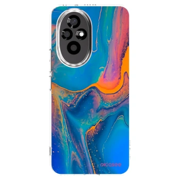 Picasee silikonski prozorni ovitek za Honor 200 Pro 5G - Rainbow