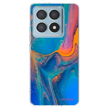 Picasee silikonski prozorni ovitek za Xiaomi 14T Pro - Rainbow