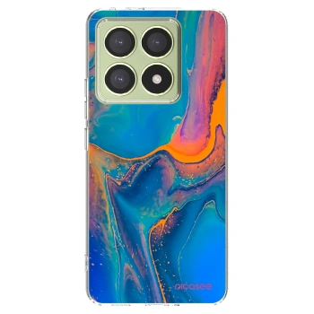 Picasee silikonski prozorni ovitek za Xiaomi 14T - Rainbow