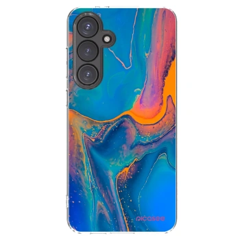 Picasee silikonski prozorni ovitek za Samsung Galaxy S24 FE S721B - Rainbow