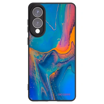 Picasee silikonski črni ovitek za Samsung Galaxy S25 Edge 5G - Rainbow