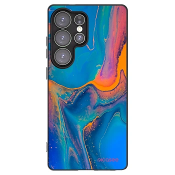 Picasee silikonski črni ovitek za Samsung Galaxy S25 Ultra 5G - Rainbow