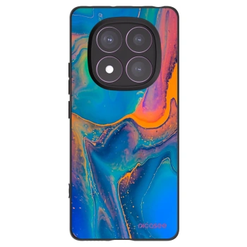 Picasee silikonski črni ovitek za Xiaomi Redmi Note 14 Pro 4G - Rainbow