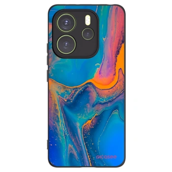 Picasee silikonski črni ovitek za Xiaomi Redmi Note 14 4G - Rainbow