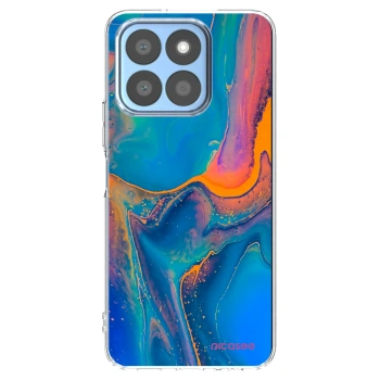 Picasee silikonski prozorni ovitek za Honor X8c - Rainbow