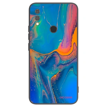 Picasee silikonski črni ovitek za Xiaomi Redmi Note 7 - Rainbow