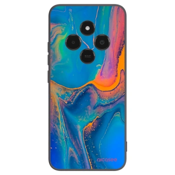 Picasee silikonski črni ovitek za Xiaomi Poco C75 - Rainbow