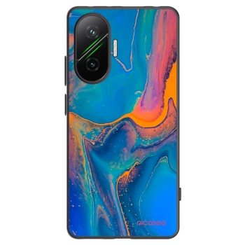 Picasee silikonski črni ovitek za Xiaomi Poco F7 Pro 5G - Rainbow