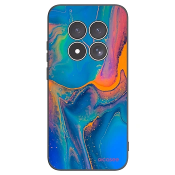 Picasee silikonski črni ovitek za Xiaomi Redmi Note 15 Pro 4G - Rainbow