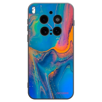 Picasee silikonski črni ovitek za Vivo X300 Pro - Rainbow