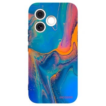 Picasee silikonski črni ovitek za Honor 600 Lite - Rainbow