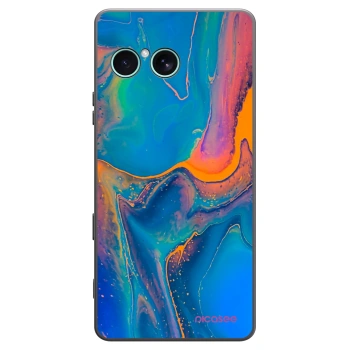 Picasee silikonski črni ovitek za Sony Xperia 10 VII - Rainbow