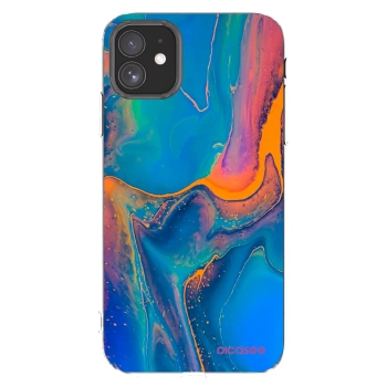 Picasee silikonski prozorni ovitek za Apple iPhone 11 - Rainbow