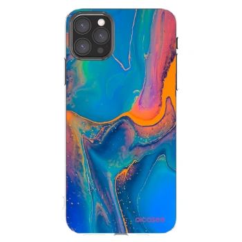 Picasee silikonski prozorni ovitek za Apple iPhone 11 Pro Max - Rainbow