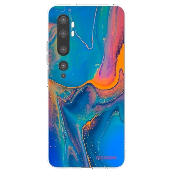 Picasee silikonski prozorni ovitek za Xiaomi Mi Note 10 (Pro) - Rainbow