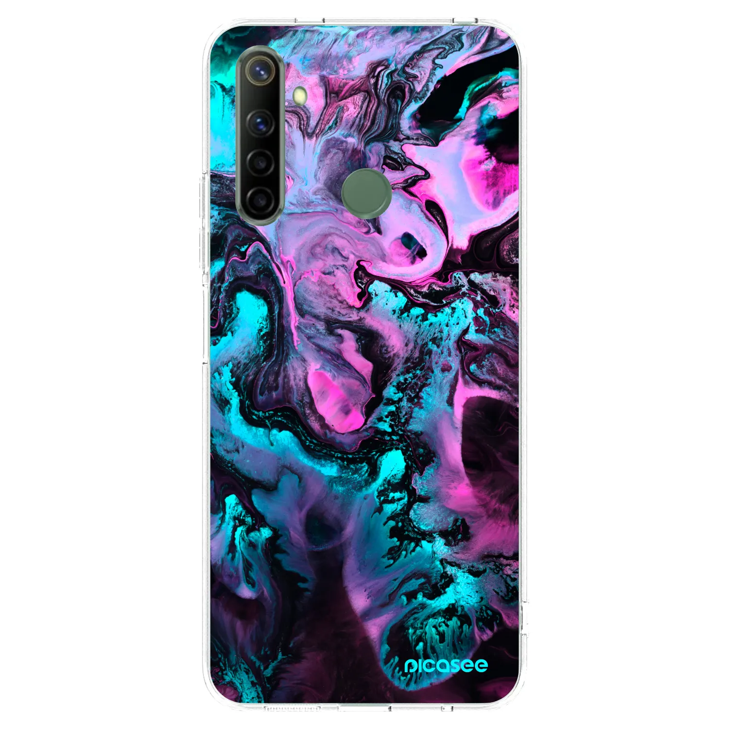Picasee silikonski prozorni ovitek za Realme 6i - Lean