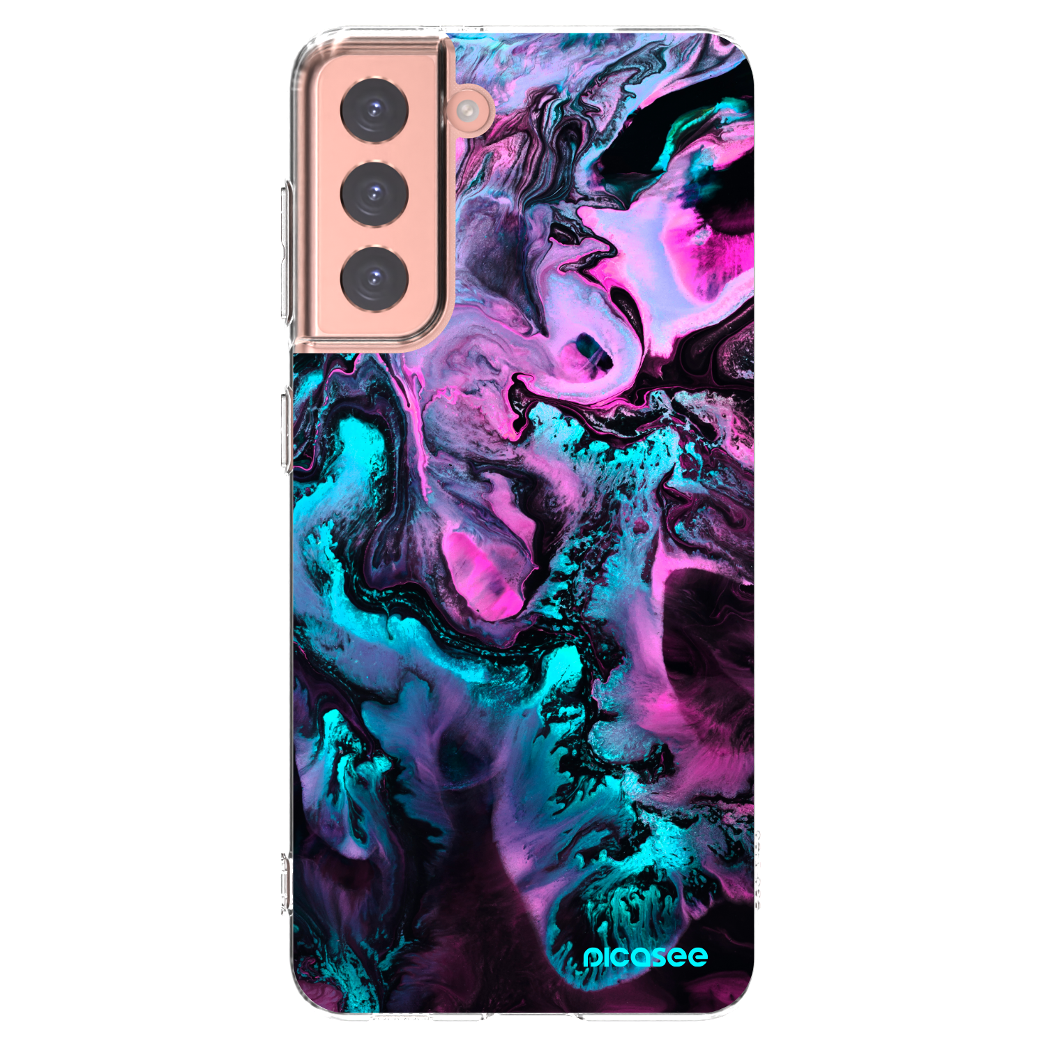 Picasee silikonski prozorni ovitek za Samsung Galaxy S21 5G G991B - Lean