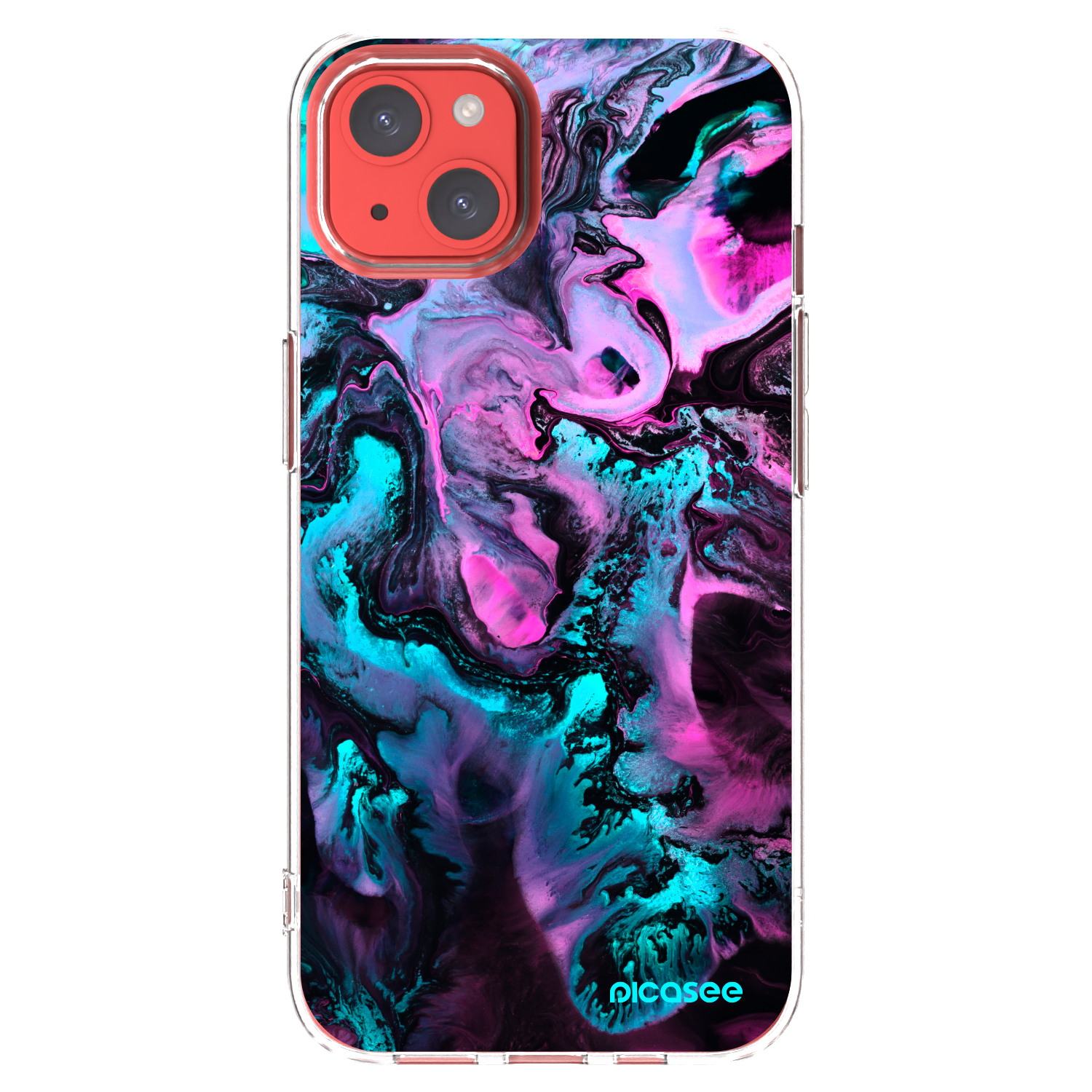 Picasee silikonski prozorni ovitek za Apple iPhone 13 - Lean