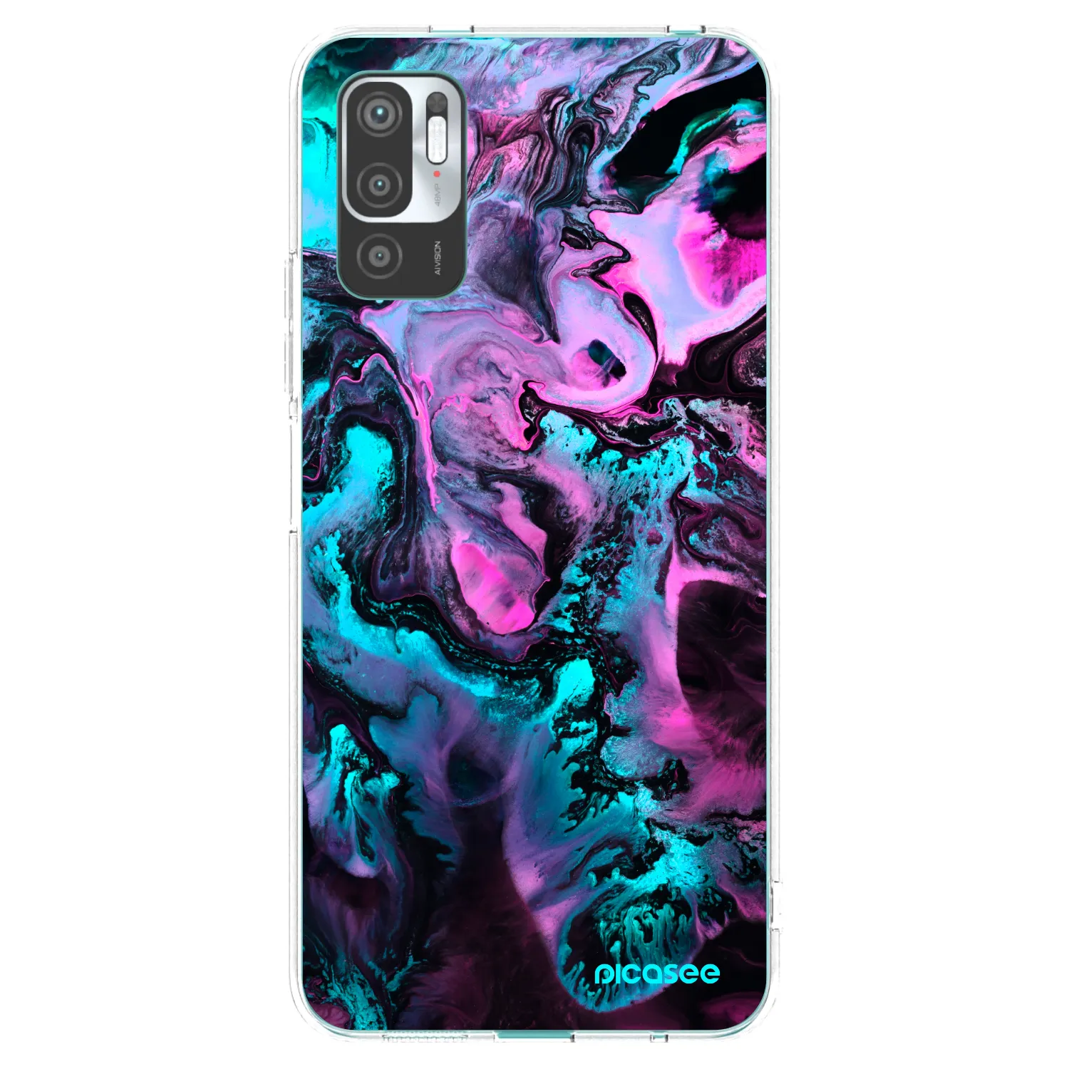Picasee silikonski prozorni ovitek za Xiaomi Redmi Note 10 5G - Lean