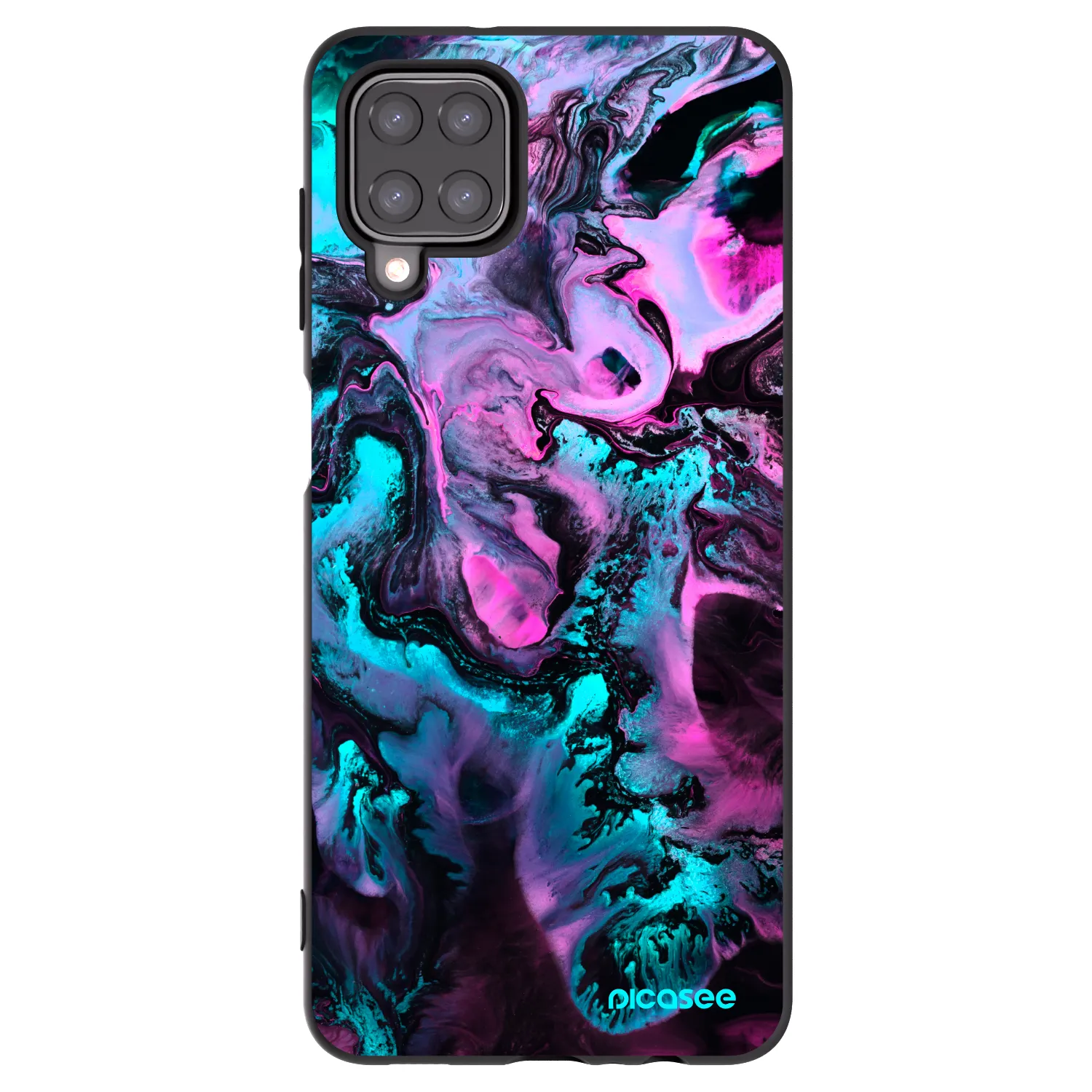 Picasee silikonski črni ovitek za Samsung Galaxy M12 M127F - Lean