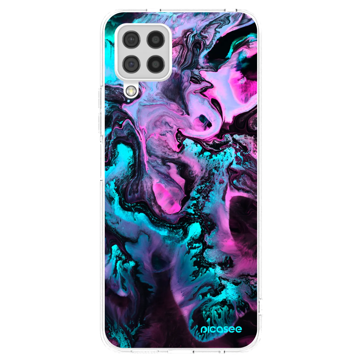 Picasee silikonski prozorni ovitek za Samsung Galaxy A22 A225F 4G - Lean