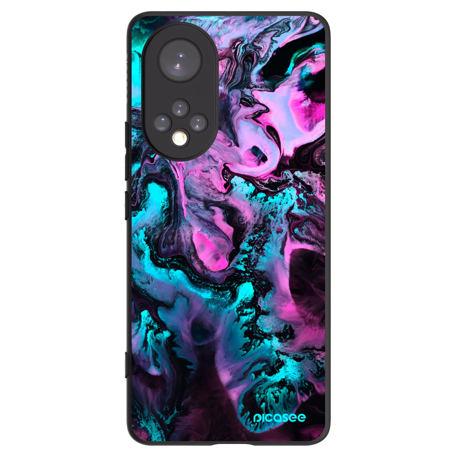 Picasee silikonski črni ovitek za Huawei Nova 9 - Lean