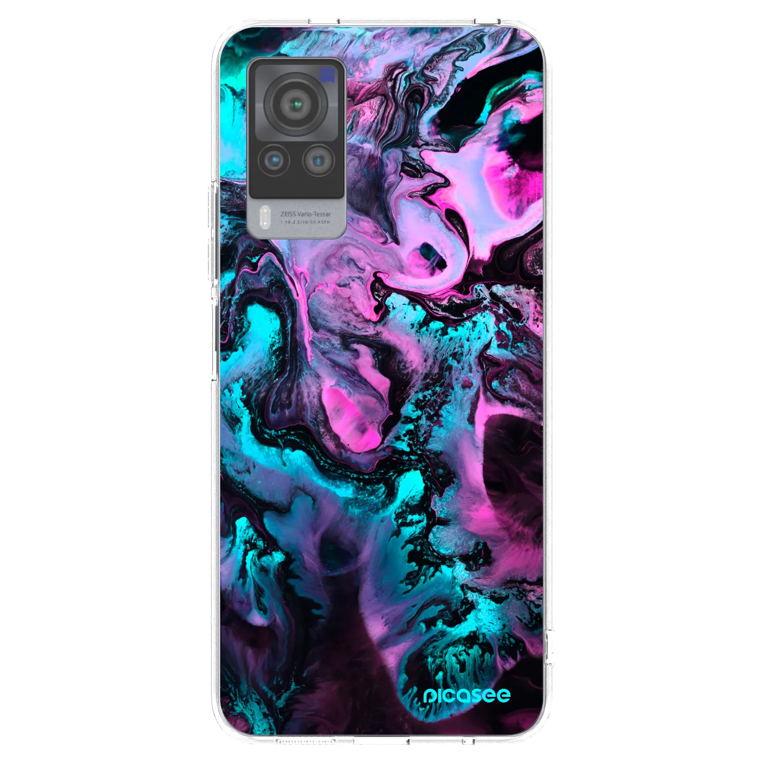 Picasee silikonski prozorni ovitek za Vivo X60 Pro 5G - Lean