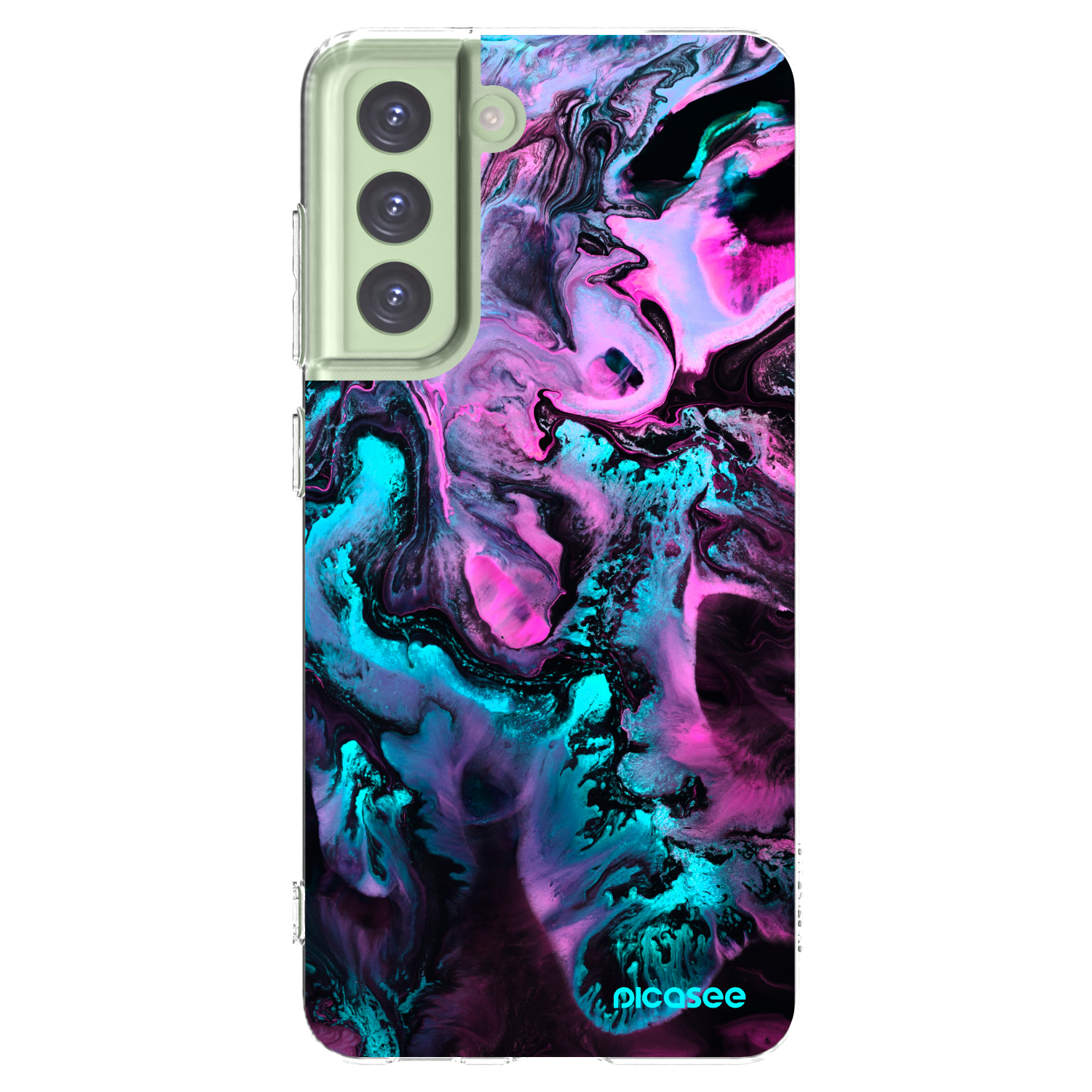 Picasee silikonski prozorni ovitek za Samsung Galaxy S21 FE 5G - Lean