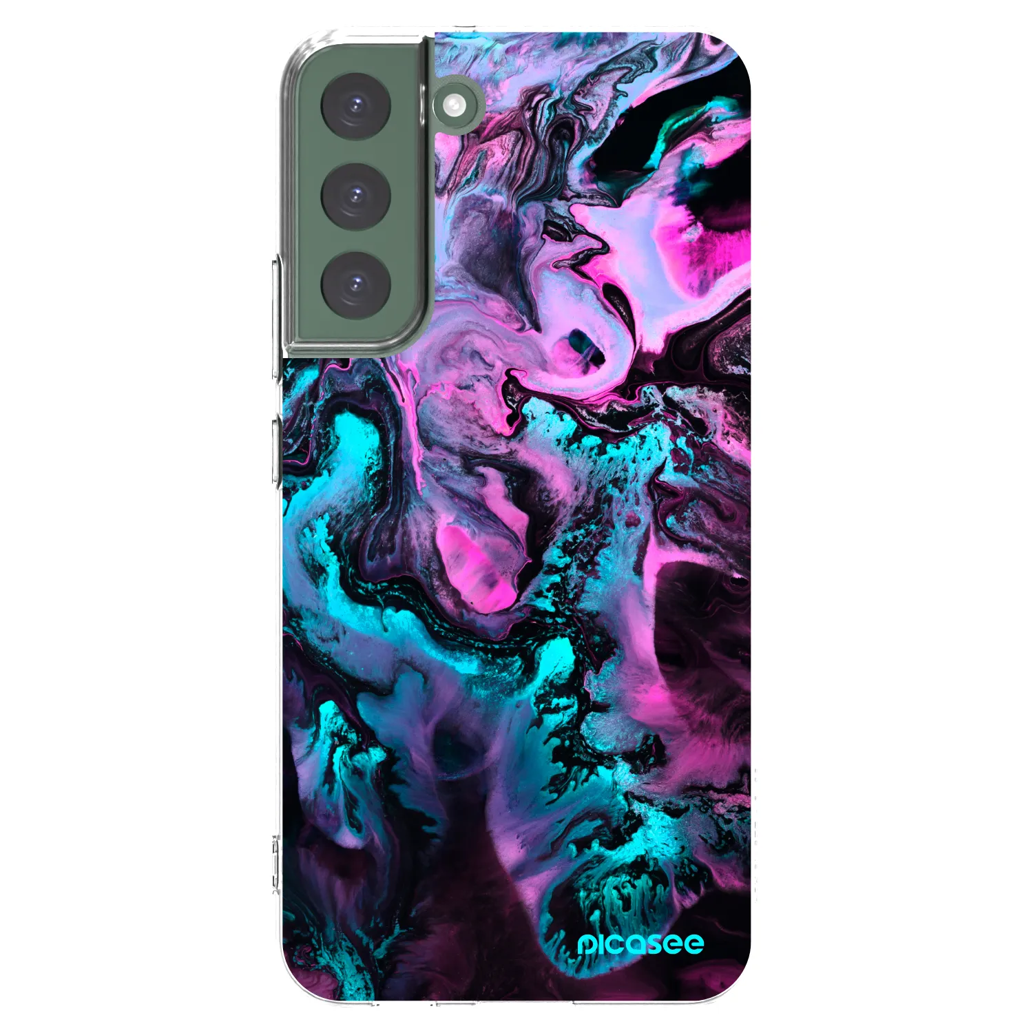 Picasee silikonski prozorni ovitek za Samsung Galaxy S22+ 5G - Lean