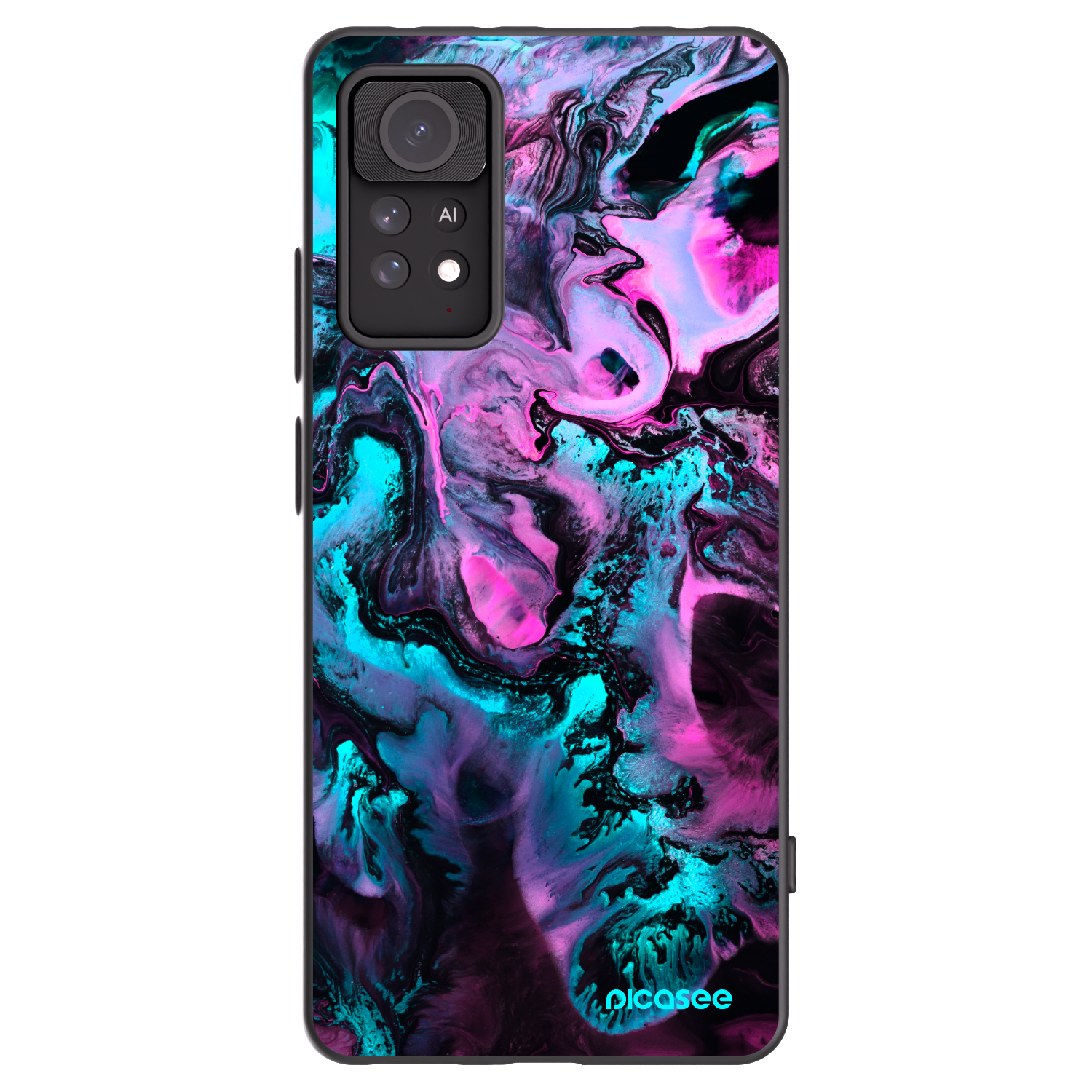Picasee silikonski črni ovitek za Xiaomi Redmi Note 11 Pro 5G - Lean