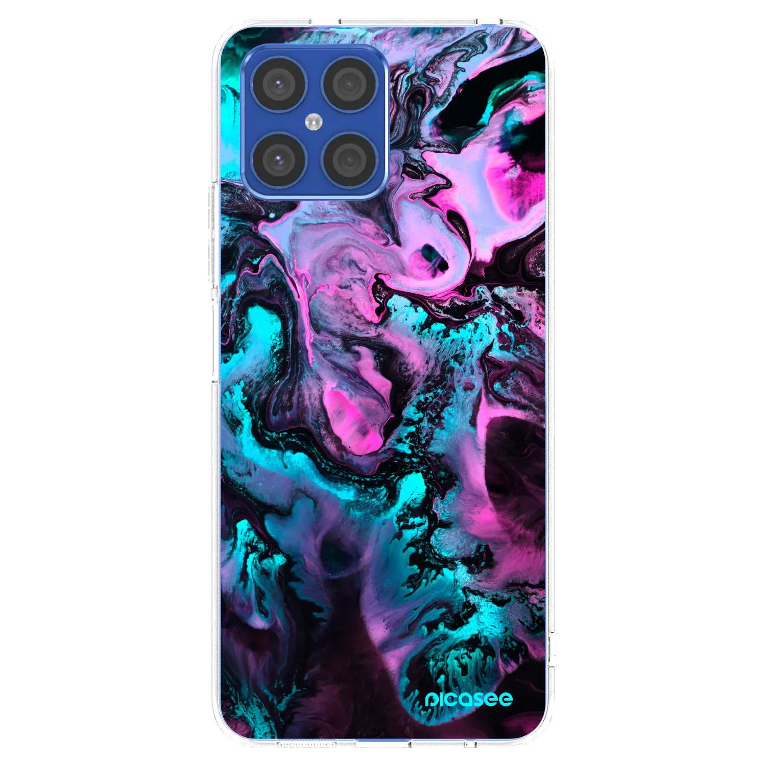 Picasee silikonski prozorni ovitek za Honor X8 4G - Lean